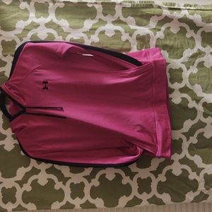 Magenta Under Armour Hoodie, Size M